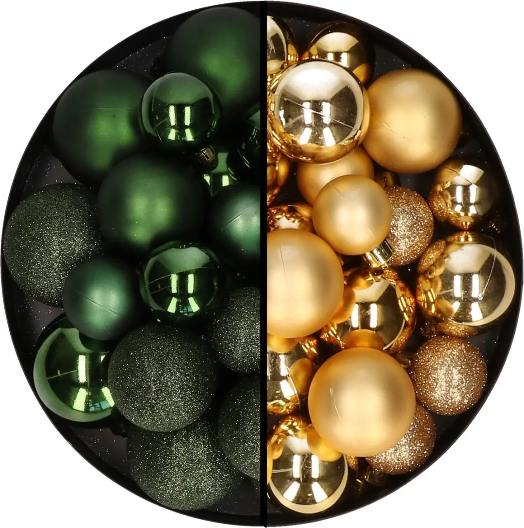 Decoris kerstballen 60x st