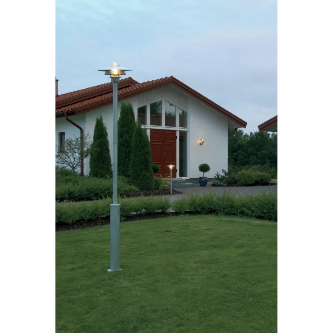Konstsmide Modena Wandlamp 75W - Staal Zilver - afbeelding 5 van 6