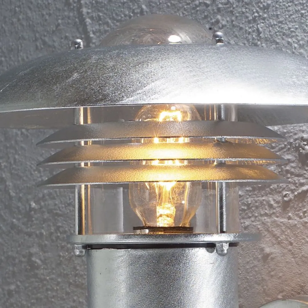 Konstsmide Modena Wandlamp 75W - Staal Zilver - afbeelding 3 van 6