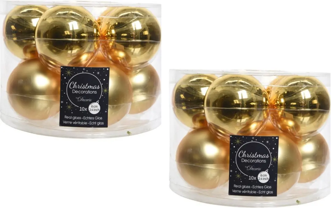 Decoris Kerstballen set