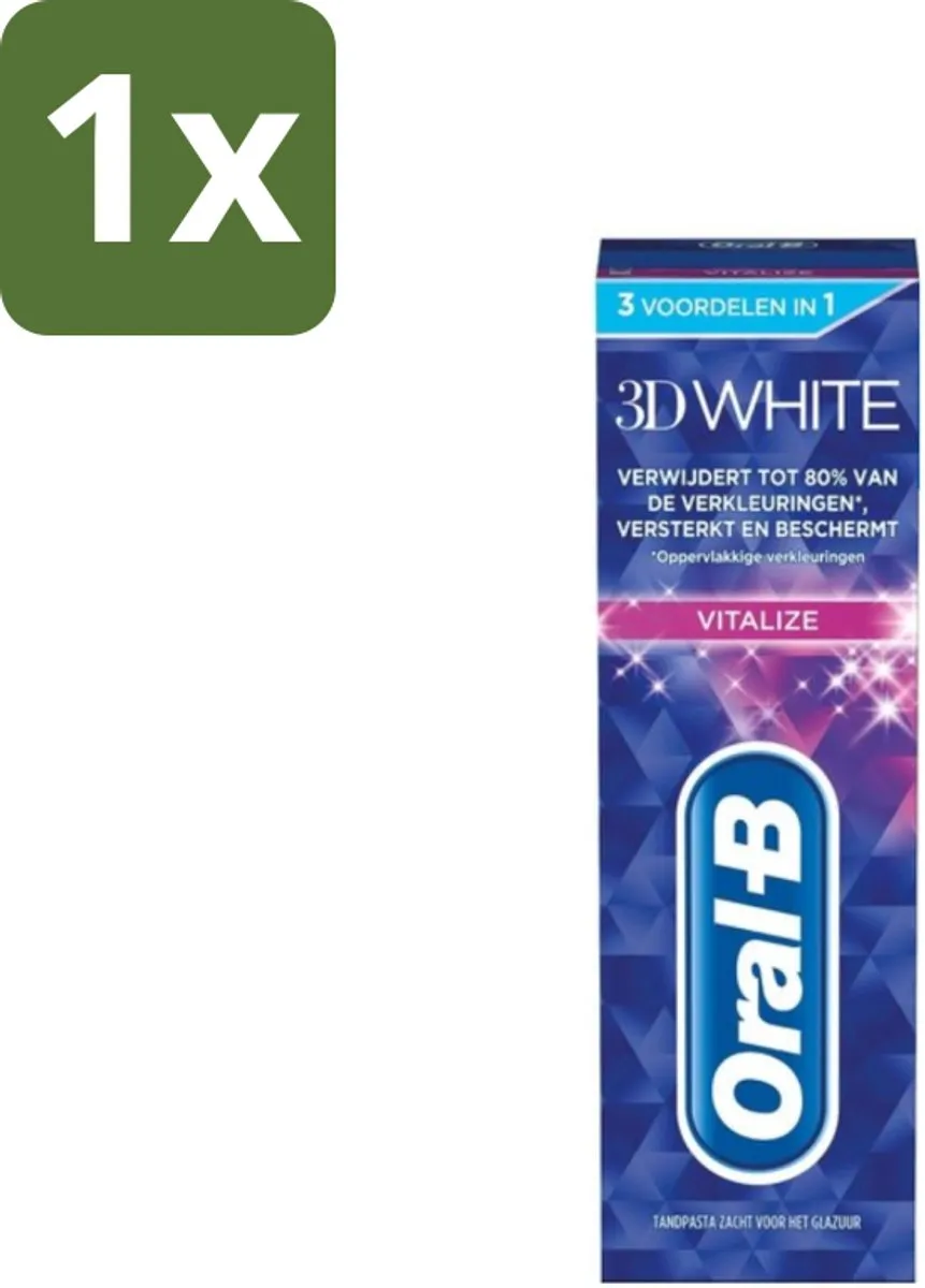 Oral-B 3D White Vitalize Tandpasta 75ml