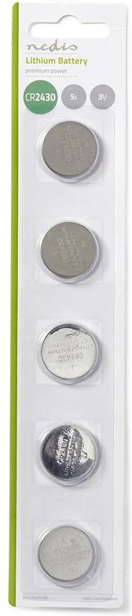 Nedis CR2430 Lithium-Knoopcelbatterij 3V