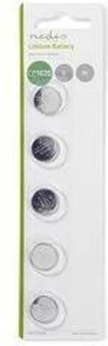 Nedis Lithium-Knoopcelbatterij CR1620 - 3V - 5-Pak - afbeelding 6 van 6
