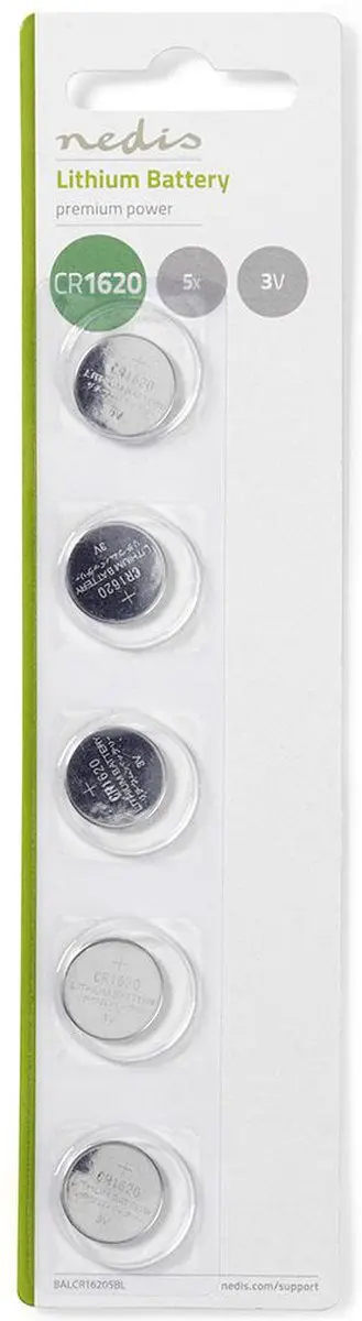 Nedis Lithium-Knoopcelbatterij CR1620