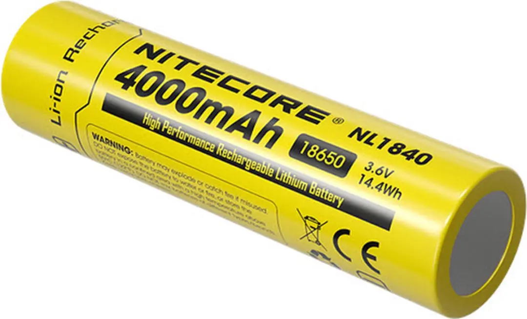 Nitecore NL1840 18650 Li-Ion Batterij