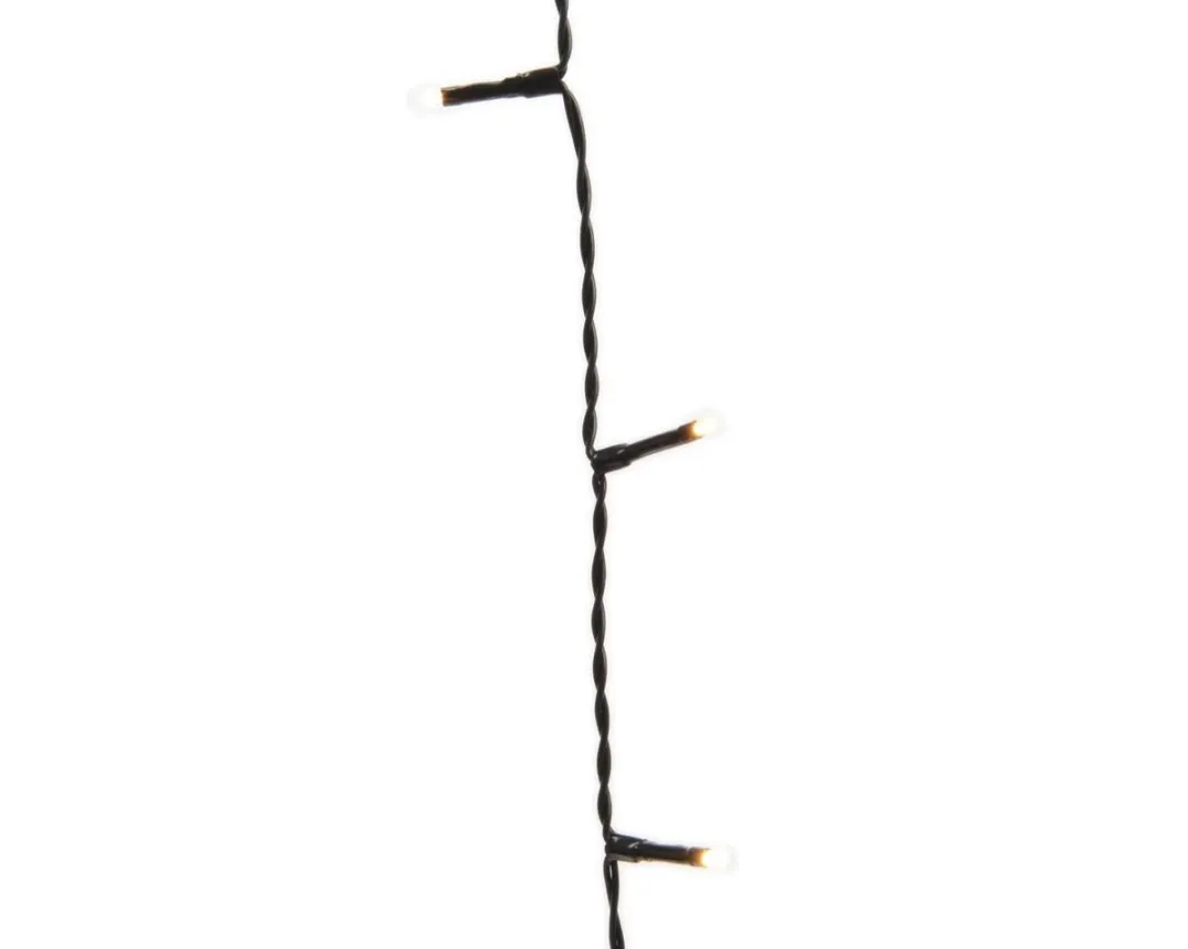 Lumineo Kerstverlichting 480 LED - 300cm - Extra warm wit - Zwart - Timer & dimmer