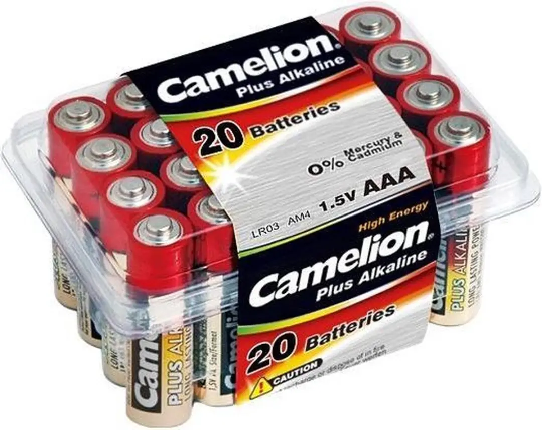 Camelion AAA Batterij LR03-PB20 20stuk(s) 1.5 1.25Ah