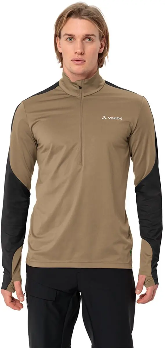Vaude Livigno Ii T-shirt Met Lange Mouwen Bruin S Man