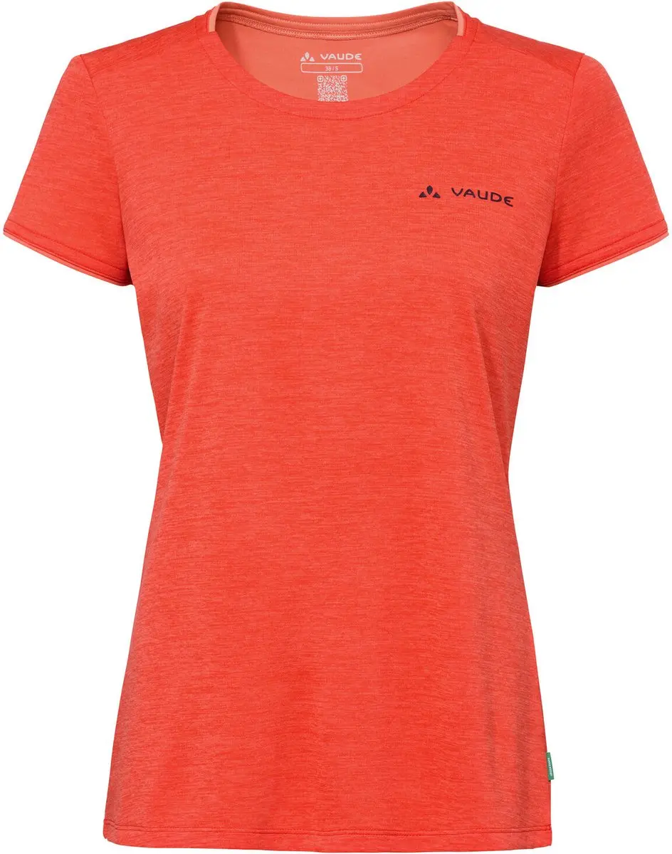 Vaude Essential T-shirt Met Korte Mouwen Oranje 42 Vrouw