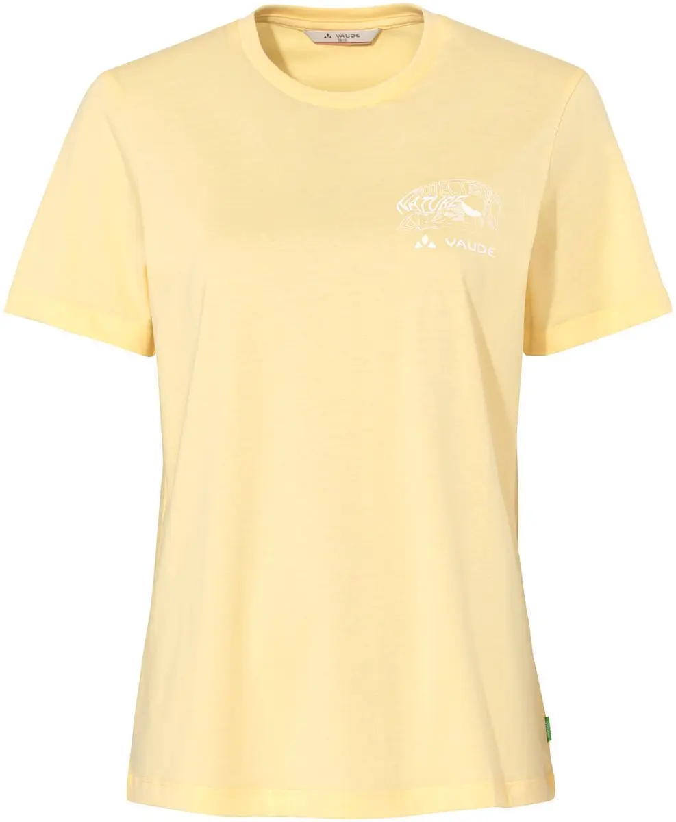 Vaude Spirit Ii T-shirt Met Korte Mouwen Geel 42 Vrouw
