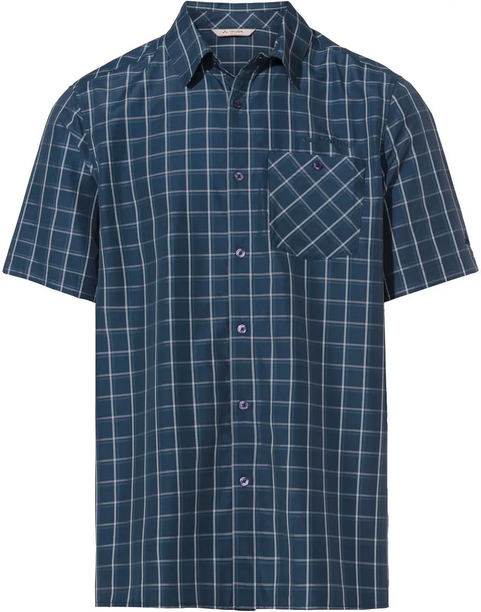 Vaude Albsteig Iii Overhemd Met Korte Mouwen Blauw L Man