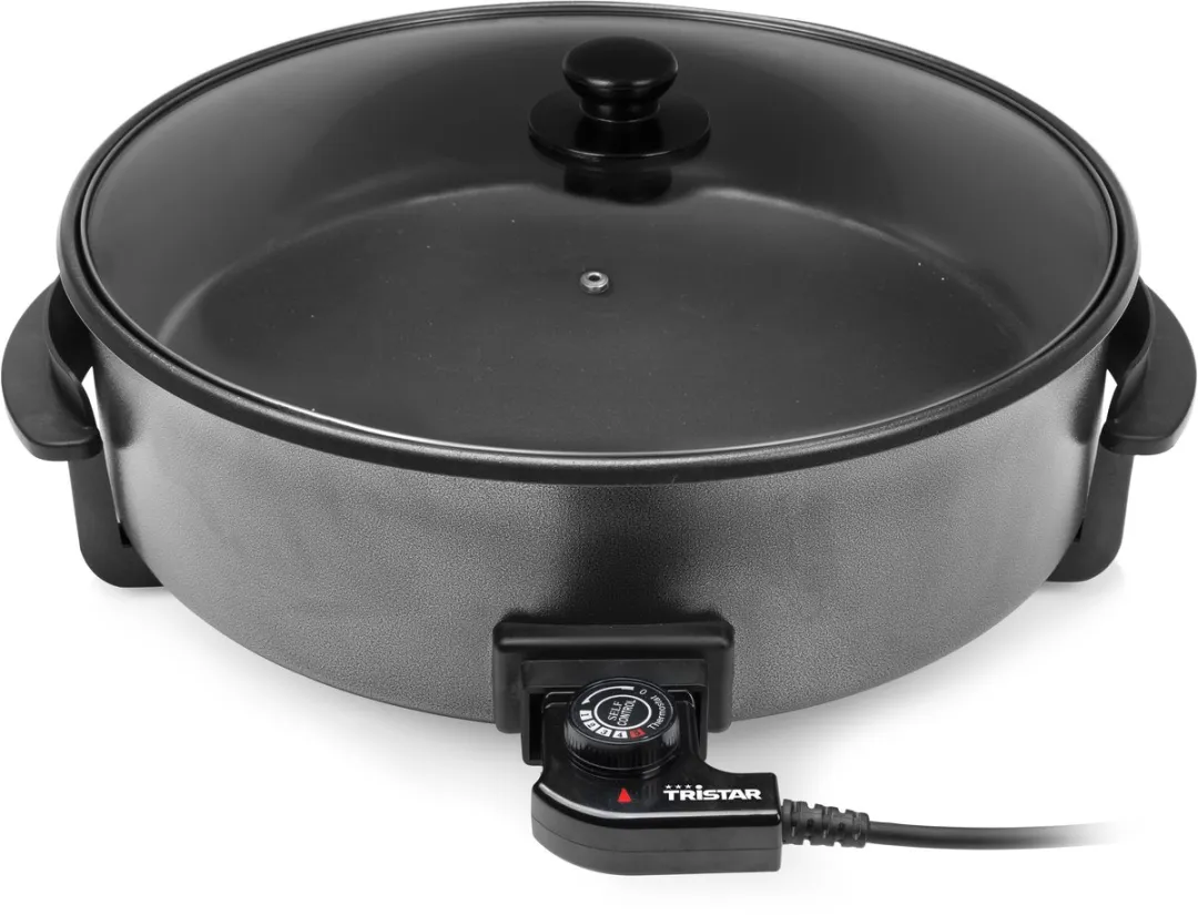 Tristar Elektrische Hapjespan XXL PZ-9146 1500W - 40cm - Zwart/Grijs