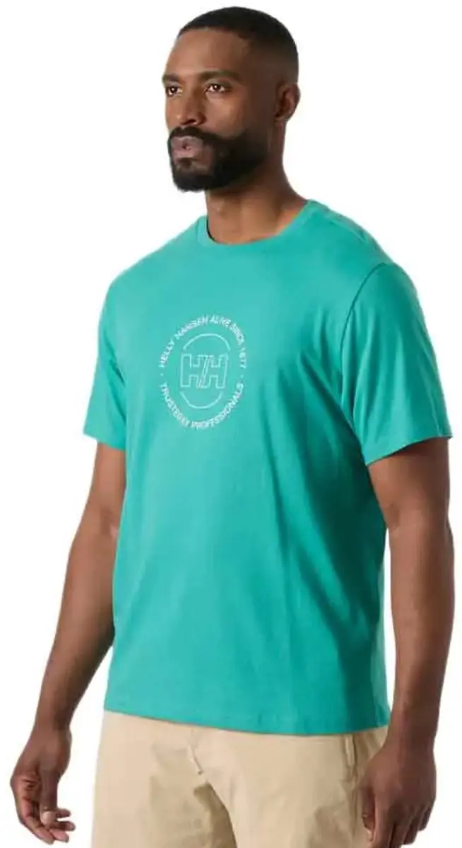 Helly Hansen Core Graphic T 2.0 T-shirt Met Korte Mouwen Groen M Man