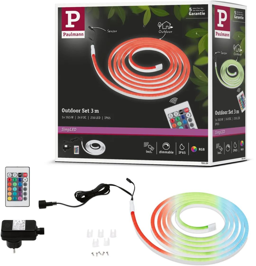 Paulmann SimpLED LED Strip Outdoor RGB 3m IP65