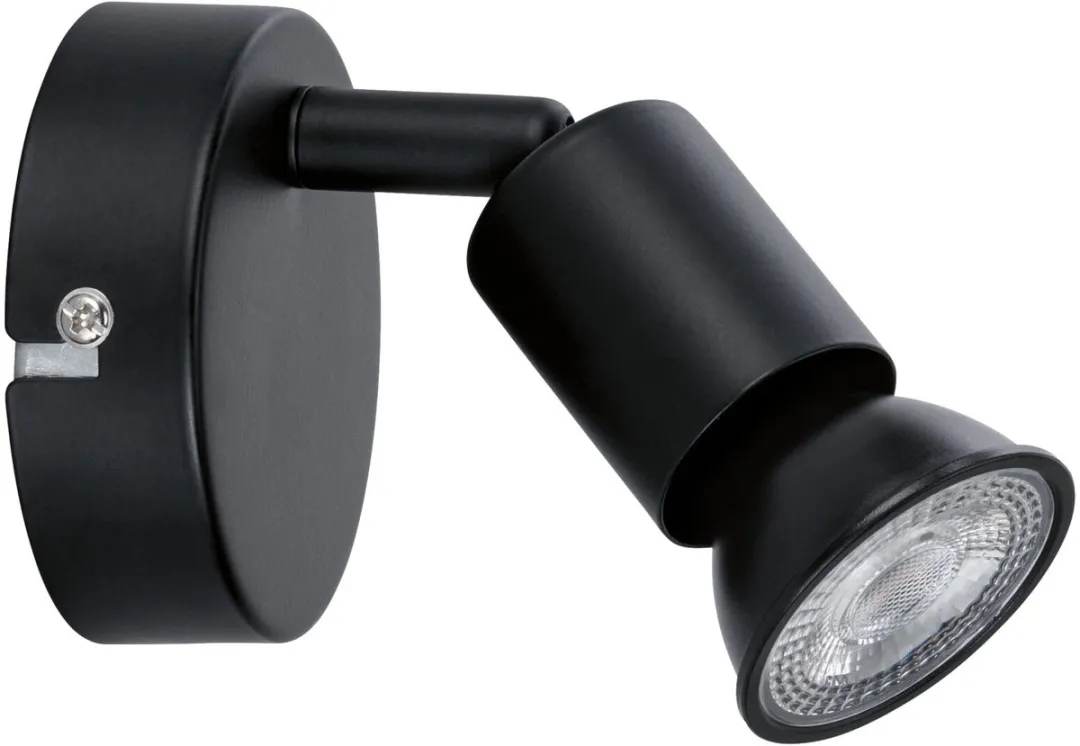 Paulmann Spotlight Carolina GU10 10W - Zwart mat