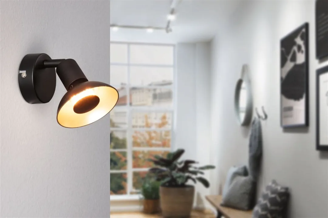 Paulmann Spotlight Carolina GU10 10W - Zwart mat