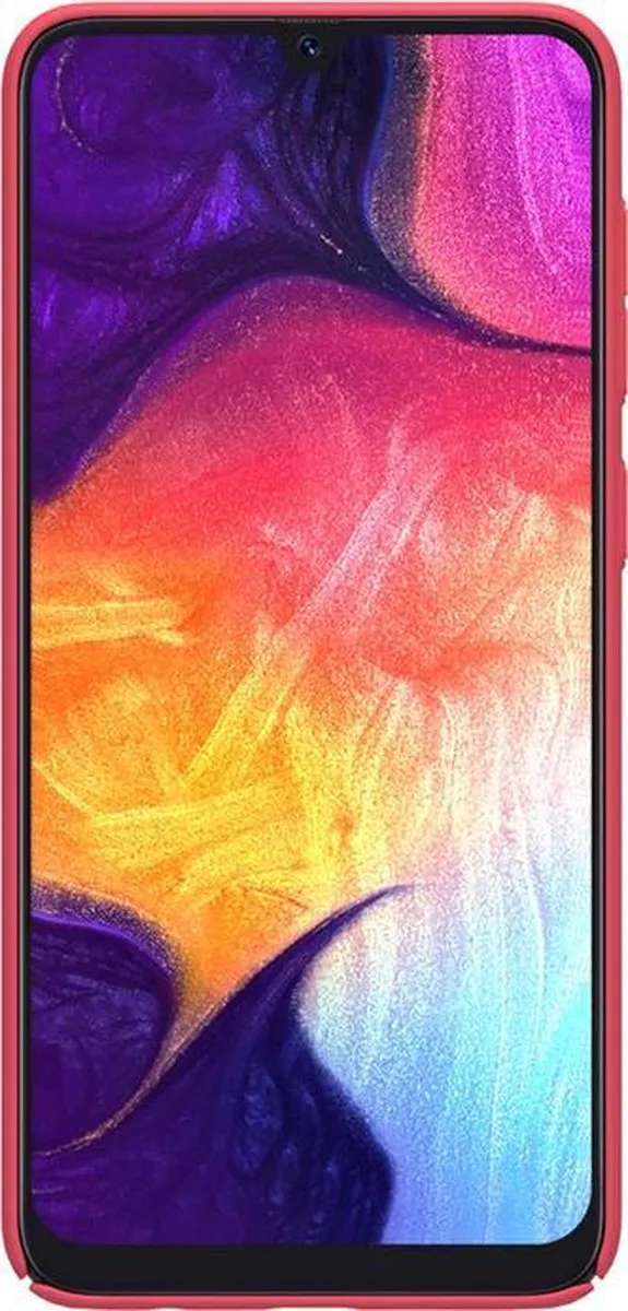 Nillkin Frosted Shield Hoesje Samsung Galaxy A50 - Rood - afbeelding 2 van 3