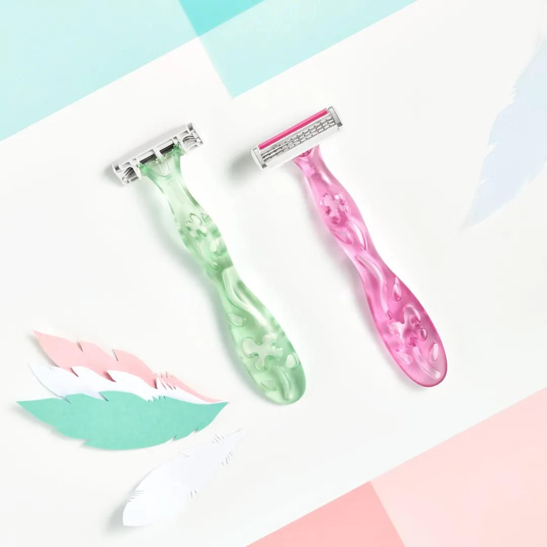 Bic Miss Soleil Sensitive Vrouwen Scheermesjes - 3 Stuks - Roze & Mintgroen