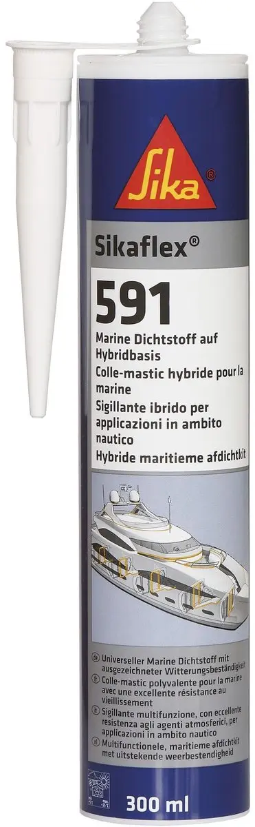 Sikaflex®-591 Marine Afdichtkit Zwart
