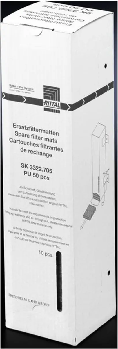Rittal SK Filter 3322705 - Wit
