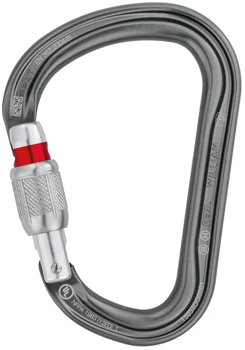 Karabiner William Screw-lock, Black Diamond