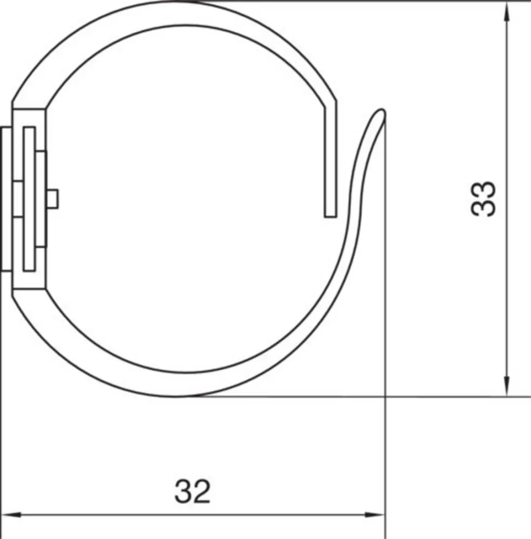 Hager L2232 Kabelgoot Flexgoot 0.50m - Grijs - afbeelding 2 van 2