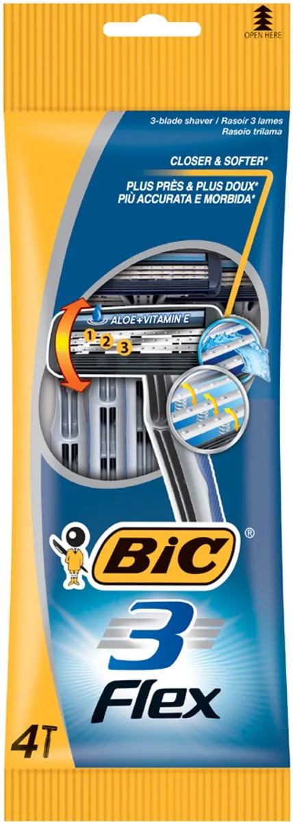Bic Wegwerpscheermesjes 3 Stuks