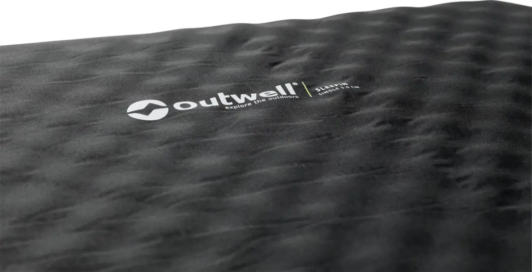 Outwell Sleepin Single Slaapmat 5cm - Zwart - afbeelding 2 van 5