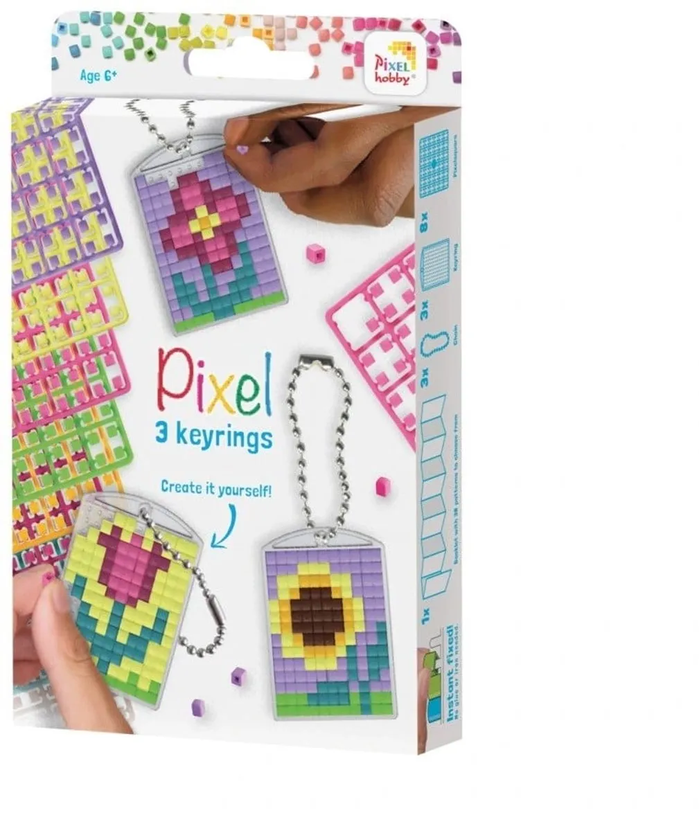 Pixelhobby Medaillon Set Bloemen