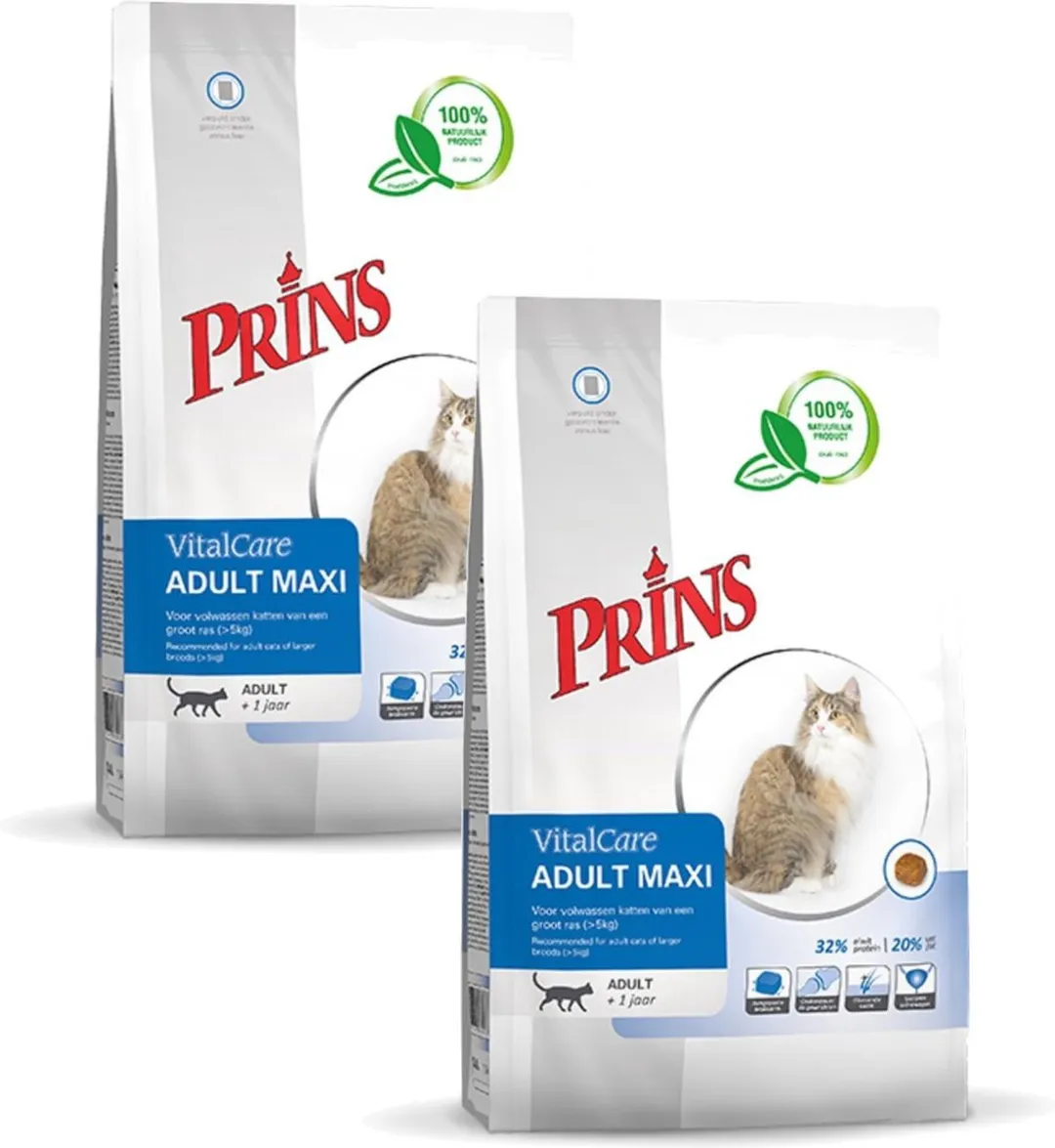 Prins Vitalcare Cat Adult Maxi Gevogelte Kattenvoer