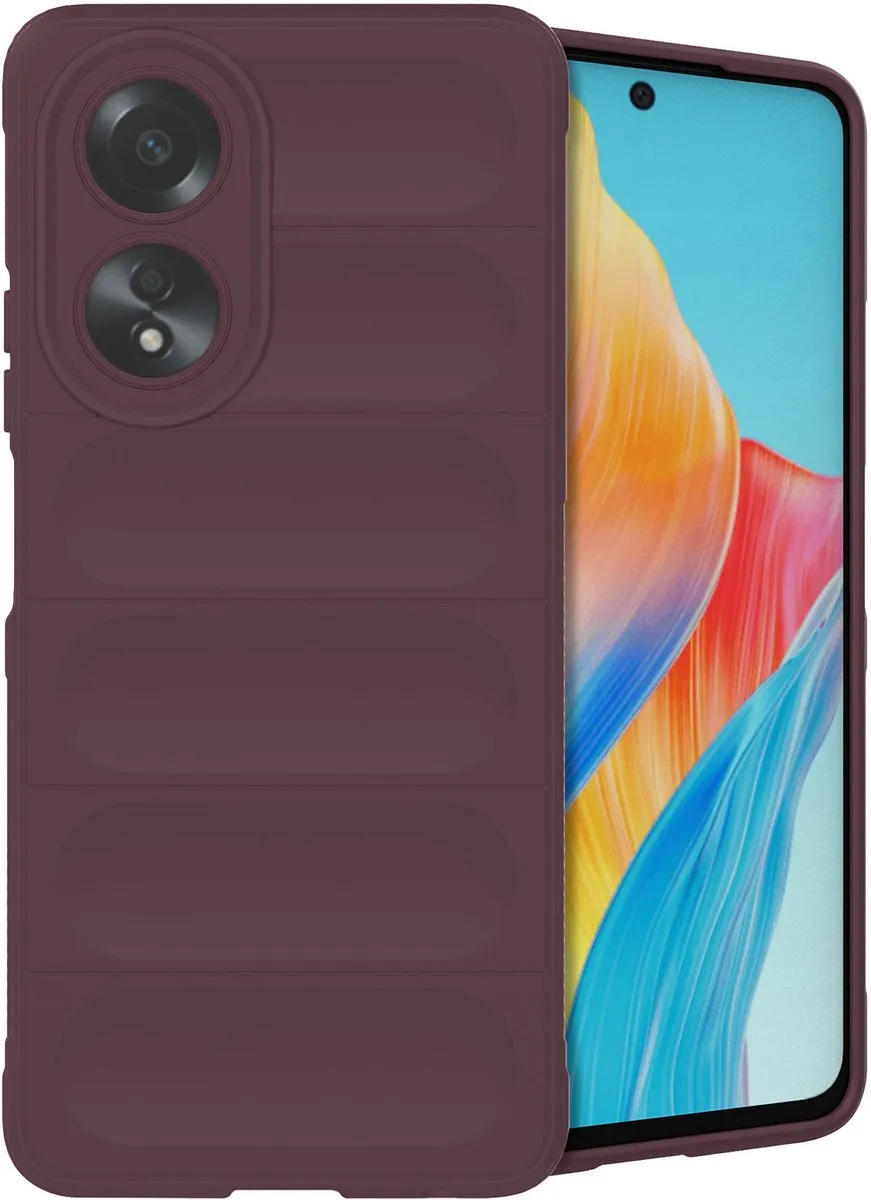 imoshion Hoesje Oppo A58 EasyGrip - Aubergine