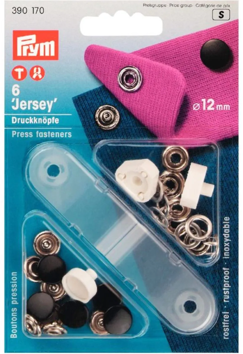 Prym Jersey Naaivrijdrukknoop 12mm