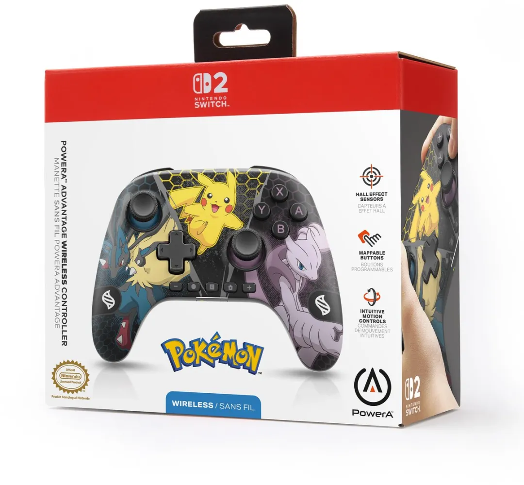 PowerA Advantage NSGP0549 Draadloze Controller - Pokémon Mega Evoluties - 900mAh - afbeelding 6 van 6