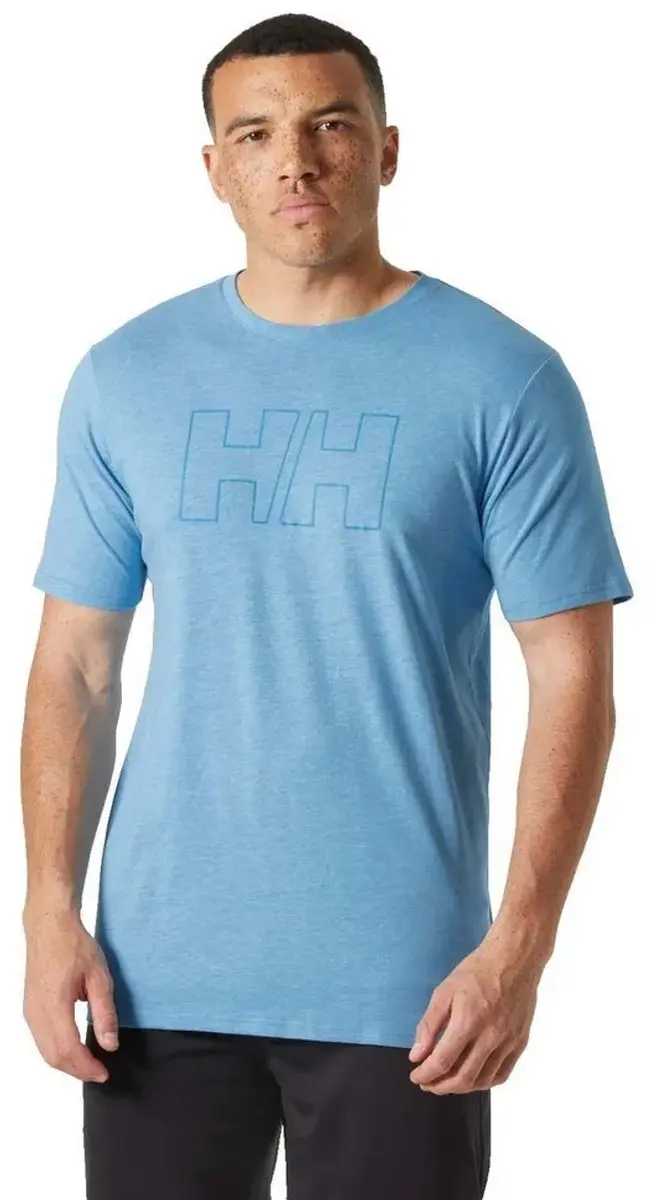 Helly Hansen Tech Logo T-shirt Met Korte Mouwen Blauw 2XL Man