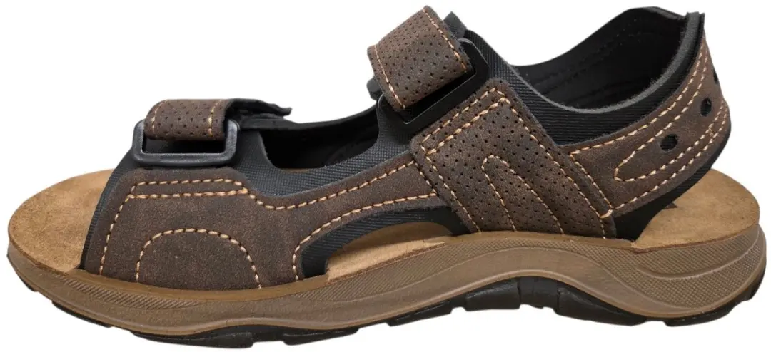 Fischer Heren Sandalen Leer - Bruin - 45 - afbeelding 2 van 4