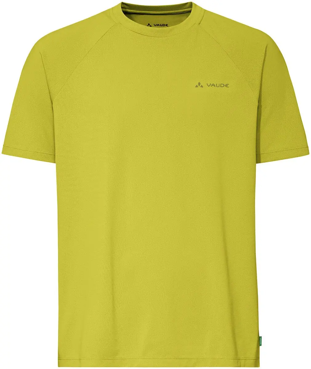 Vaude Neyland Iv T-shirt Met Korte Mouwen Geel L Man