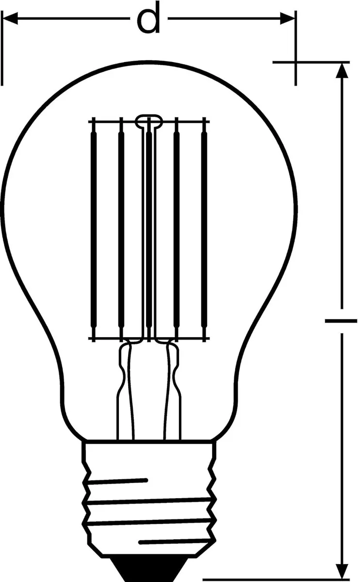 Osram LED Peer 11W Warmwit - 3 Stuks