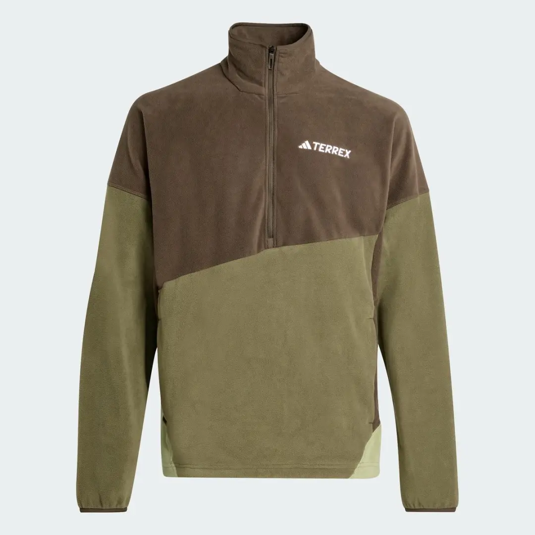 adidas Terrex Multi Climawarm Fleece Anorak - Groen - afbeelding 6 van 6