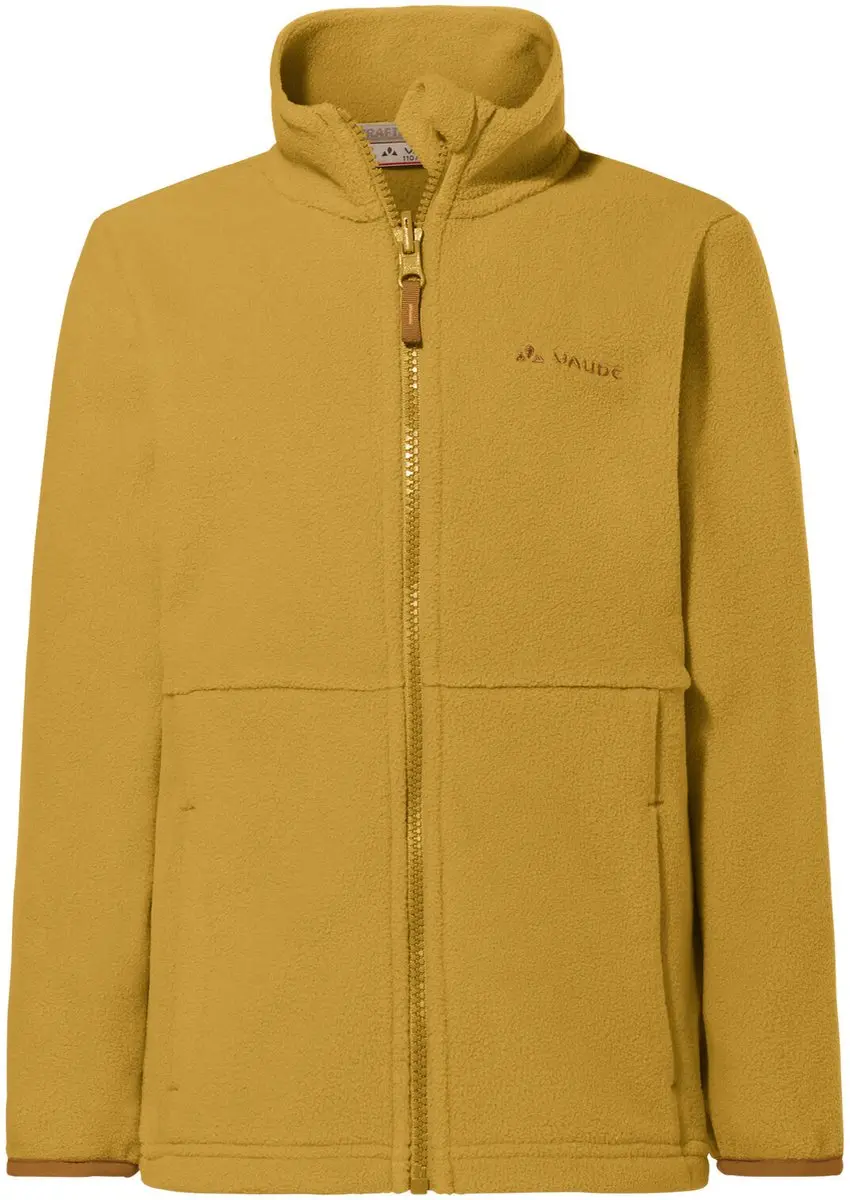 Vaude Pulex Ii Fleece Met Volledige Rits Geel 104 cm Jongens,Meisjes