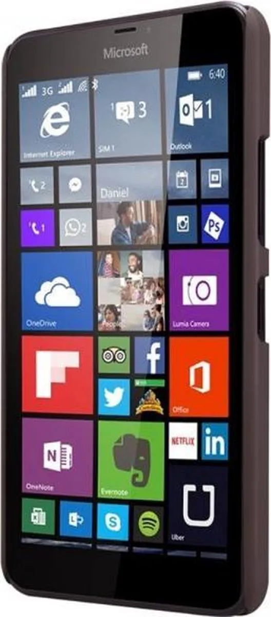 Nillkin Backcover Microsoft Lumia 640 XL - Brown M640XL29693502 - afbeelding 5 van 6