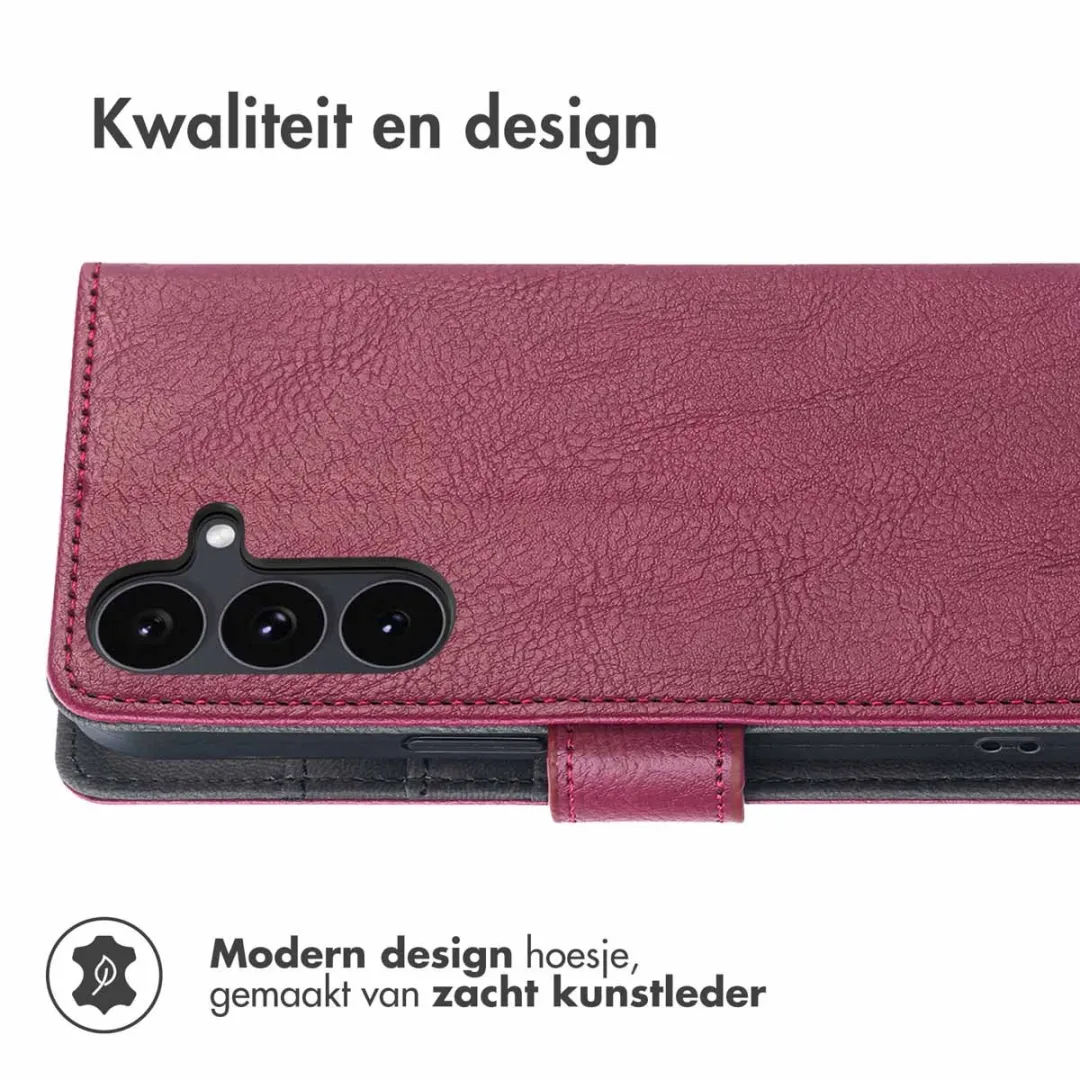 Imoshion Hoesje Samsung Galaxy S25 FE - 3 Pasjes - Bordeaux