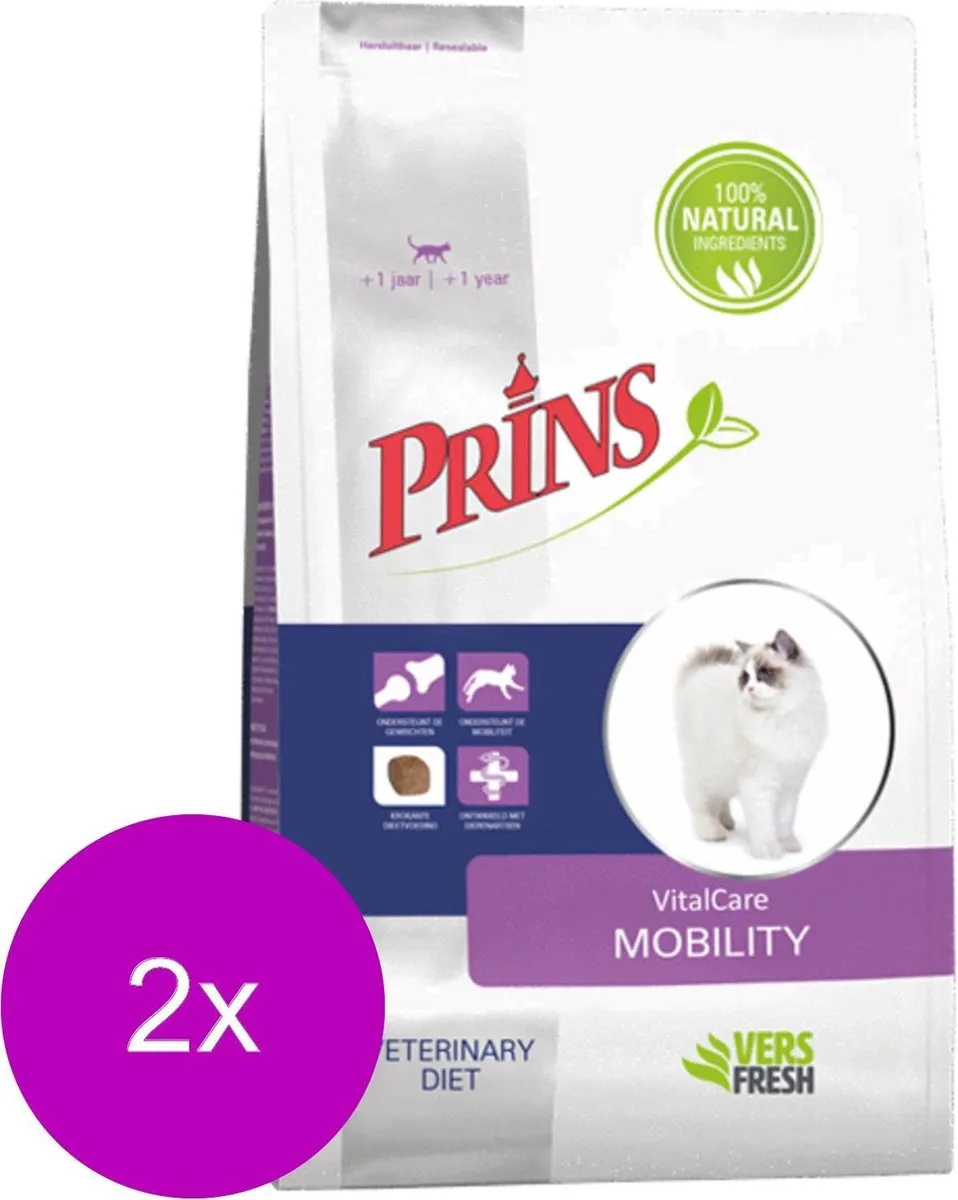 Prins Vitalcare Diet Mobility Gevogelte Kattenvoer - 2x1,5kg