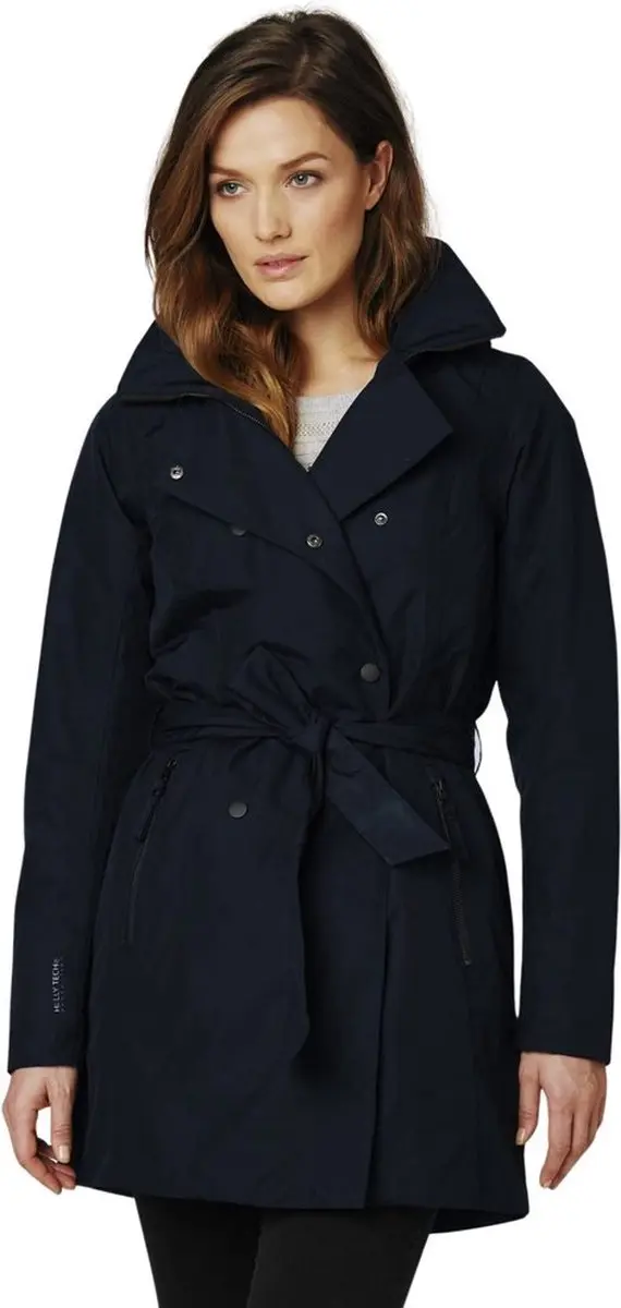 Helly Hansen Welsey II Trench Jas Dames - Navy - S