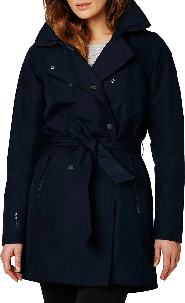 Helly Hansen Welsey II Trench Jas Dames - Navy - S - afbeelding 3 van 6