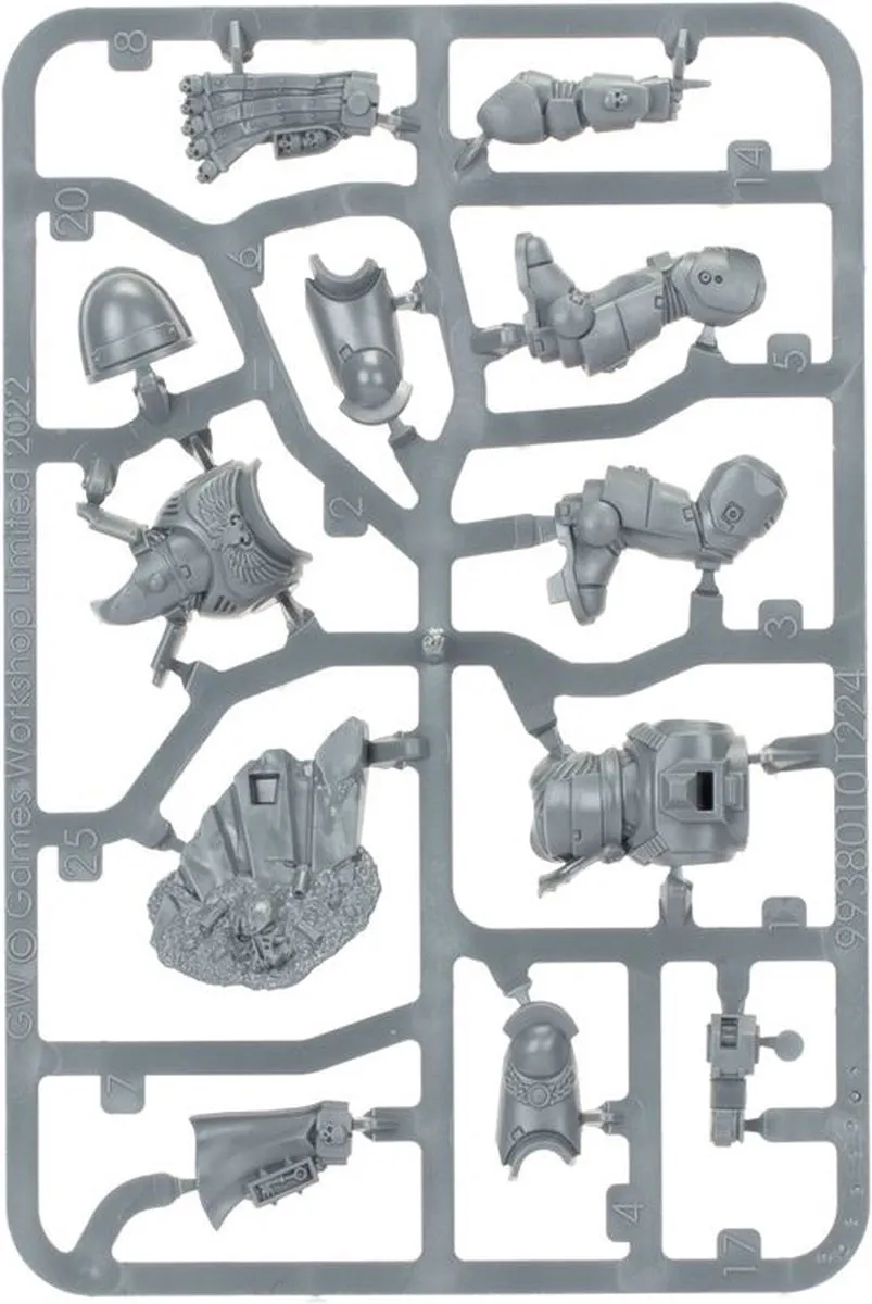 Games Workshop Space Marines Lieutenant 25-delig