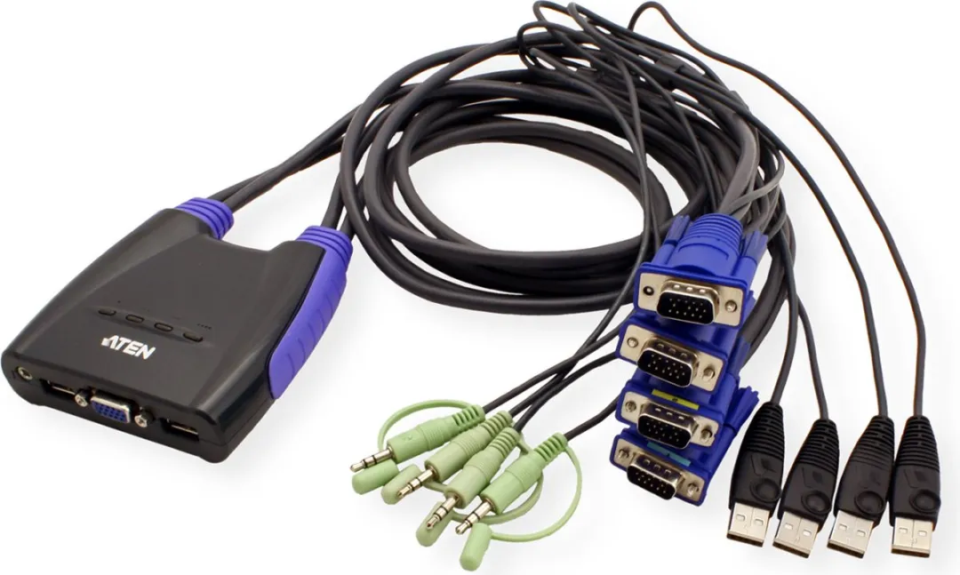 Aten 14016302 USB KVM-switch 4 poorten - 6x USB 2.0