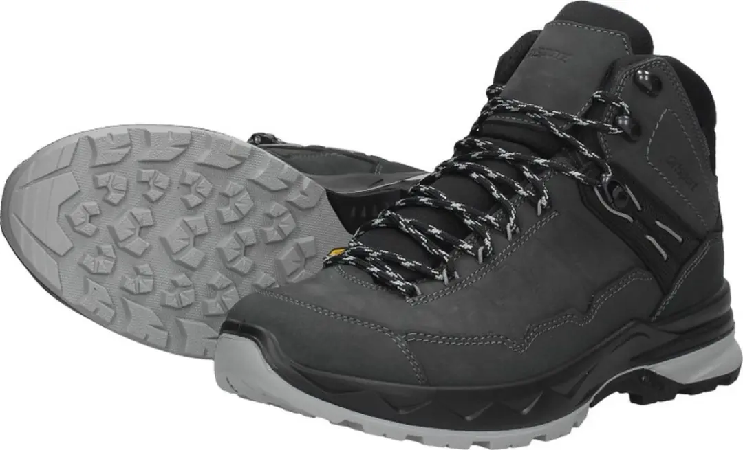 Grisport Tampa Mid Wandelschoen - Heren leren mid wandelschoenen - Anthracite - afbeelding 5 van 6