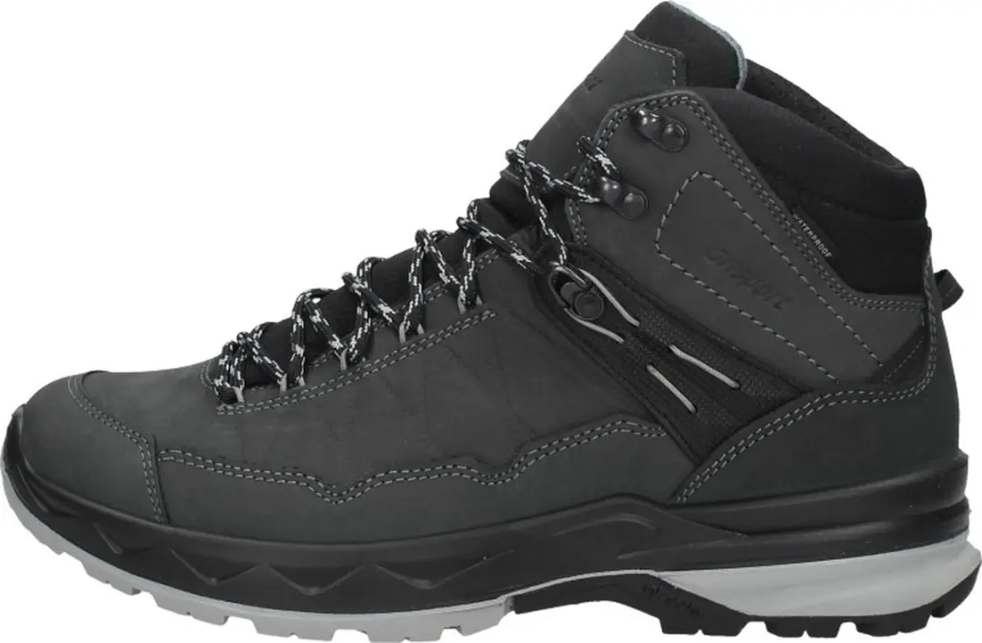 Grisport Tampa Mid Wandelschoen - Heren leren mid wandelschoenen - Anthracite - afbeelding 2 van 6