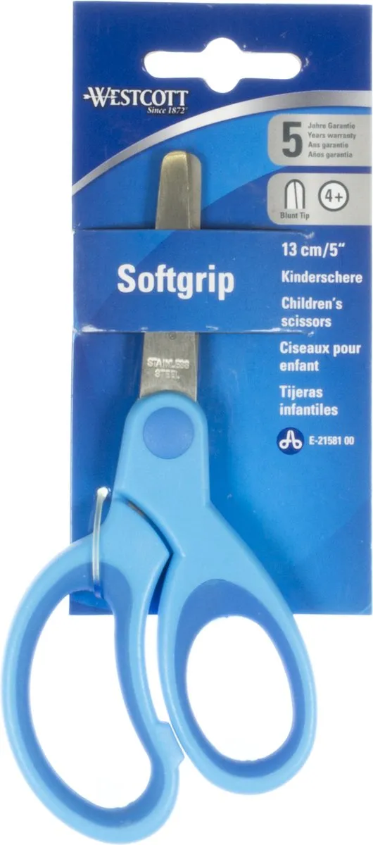 Westcott Kids Schaar 13cm - Blauw