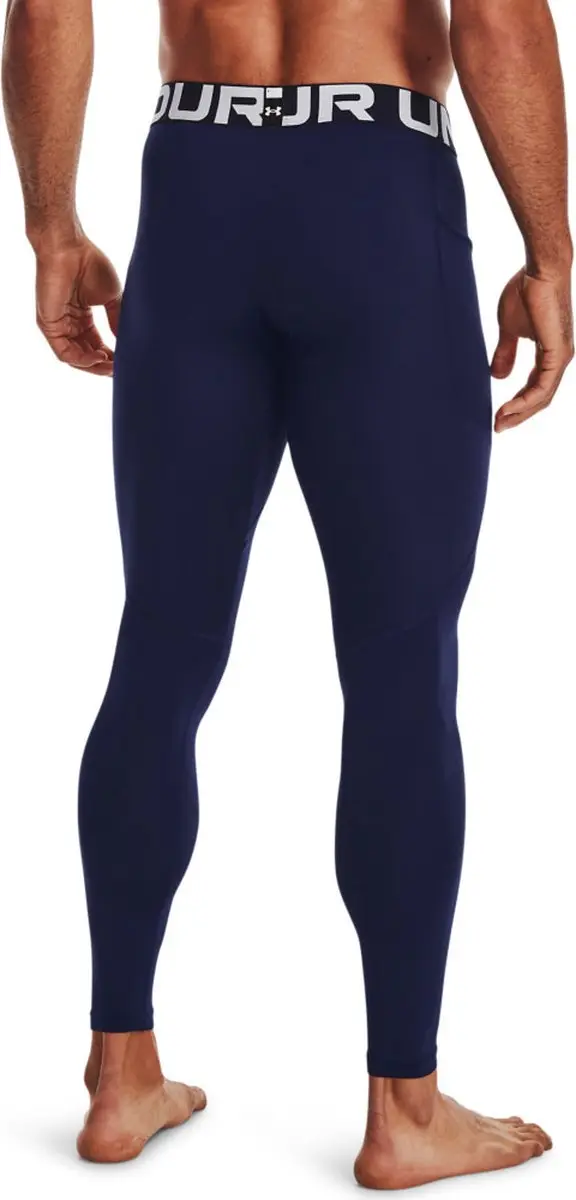 Under Armour ColdGear Leggings Heren - Midnight Navy - M - afbeelding 6 van 6